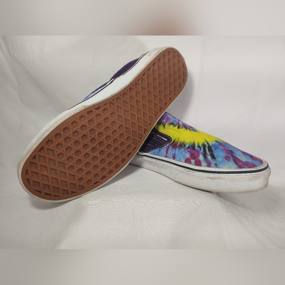 Vans Multicolor Tie-Dye Skater Slip-On Men's 7.5 Women's 9 - Picture 10 of 11